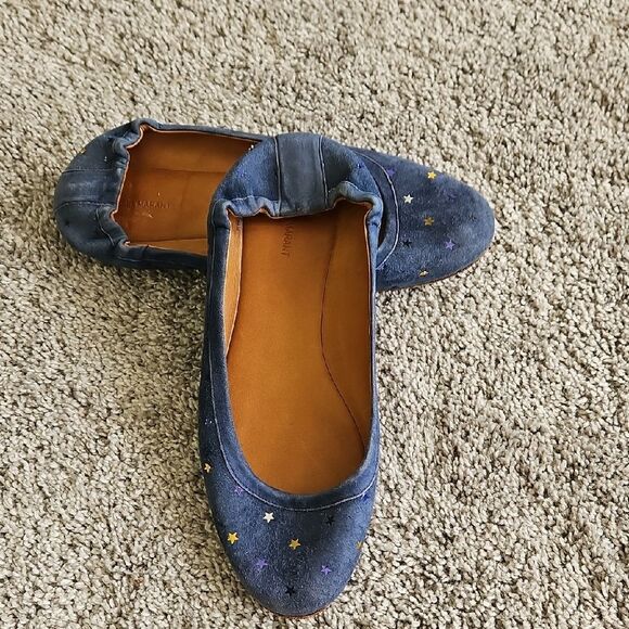 Isabel Marant Blue Ballet Flats 37 - Picture 1 of 6